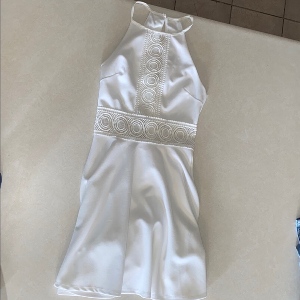 white dress